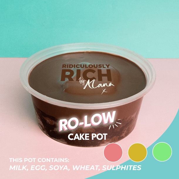 Ro-Low Cake Pot - Caramel Chocolate Brownie 