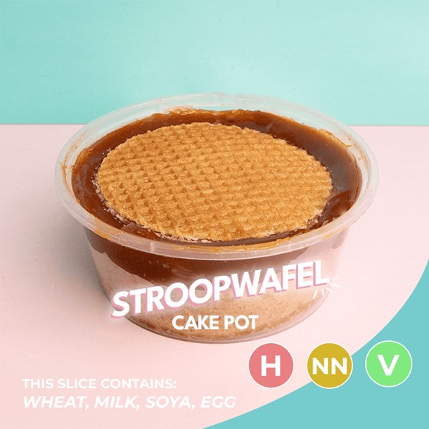 Stroopwafel Cake Pot