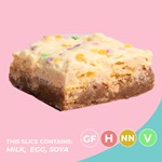 Gluten Free White Chocolate Cornflake Blondie 